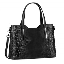 DAMEN LEDER TASCHE KROKO
