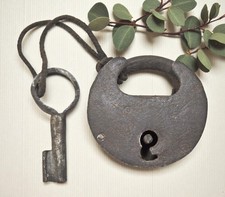 Antik Eisen Rund Pad Schloss