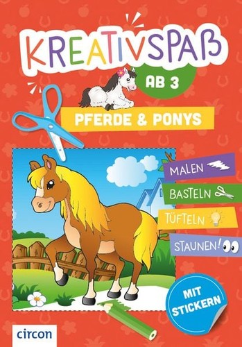 Pferde ponys malen basteln - pferde,