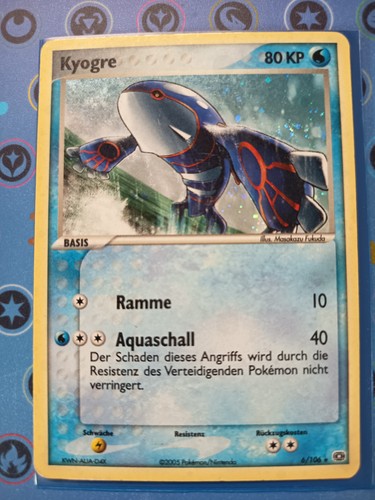 Pokemon karte kyogre holo rare - pokemon,