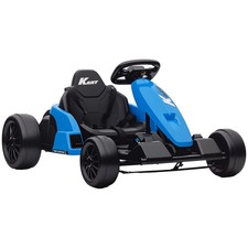 Kinder Elektro Gokart 24 V 6-18km/h Drift Kart mit Driftmodus Verstellbarer Sitz