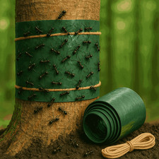 Baumleimring Ameisen Raupen Leimring Insekten Stammschutz Obstbaum Schutz grün