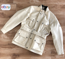 Belstaff PANTHER leather jacket, ivory colored, ⚠️ Zipper is broken, size L