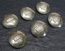 6 x Uniform Livree Knopf Graf