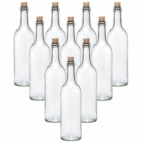 Leere glasflasche 750 - 10,
