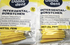 Interdentalbürste ISO 4 gelb