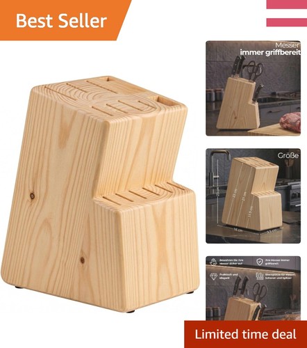 Küchenmesser block aus kiefer - küchenmesser-block,