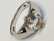 Schmuck Ring Weißgold 375 Bergkristall RW20 Ä6110