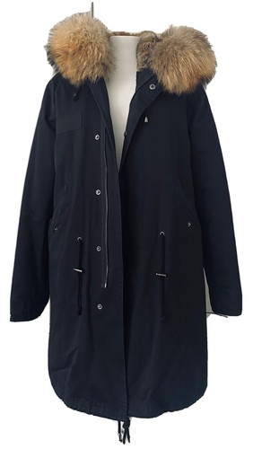 Pelz fell parka schwarz - fell, 38/m
