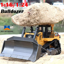 1554 RC Truck Modell Ferngesteuerter Bulldozer 1:16 1/24 Alu Traktor Autos Eng