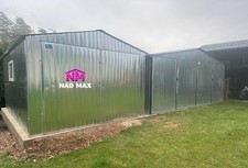 Blechgarage 5x5x2 55m - *blechgarage, 3,5x5x2,55m