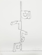 Jasper Johns handsigniert