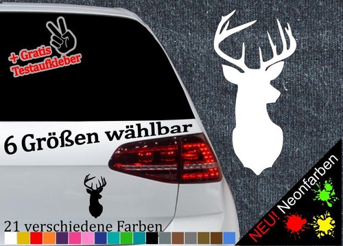 Autoaufkleber hirsch - autoaufkleber,