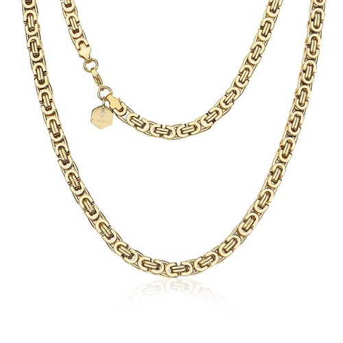 Herrenkette gold vergoldet - herrenkette,