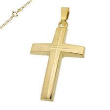 Kreuz Kreuzanhänger 333 Gold Neu Kommunion Konfirmation Taufe auch mit Kette 