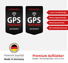 GPS Fahrrad Aufkleber 2x Bike Tracking Carbon Sticker Witterungsbeständig
