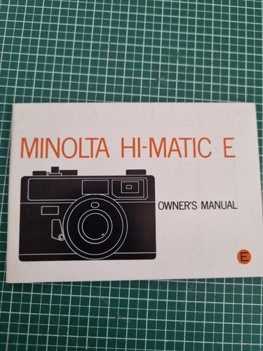 Minolta bedienungsanleitung - minolta,