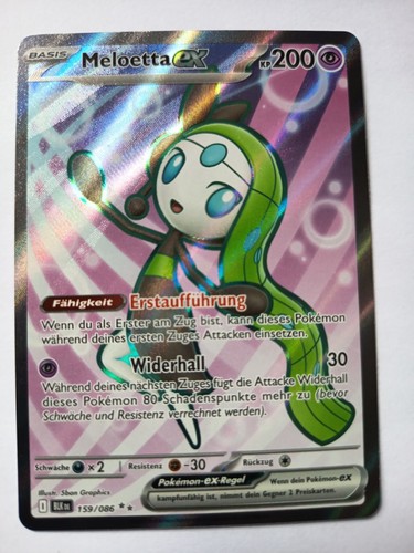 Pokemon meloetta 159 086 - ex, 159/086