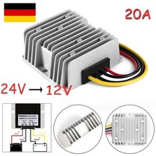 Spannungswandler 24V DC auf 12V DC 20A 240W Stepdown Konverter LKW Adapter