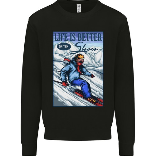 Awdis kinder sweatshirt - kinder-sweatshirt, ski
