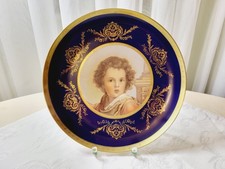 Limoges Portrait Teller  Porzellan