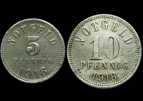 Notgeld 10 pfennig 1918 - notgeld:, &