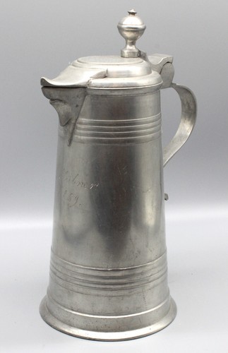 Zinnkanne stitze datiert 1859 - stitze,