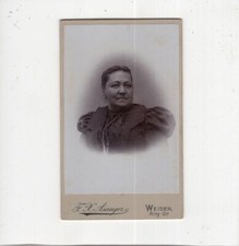 CDV Foto Damenportrait - Weiden um 1900
