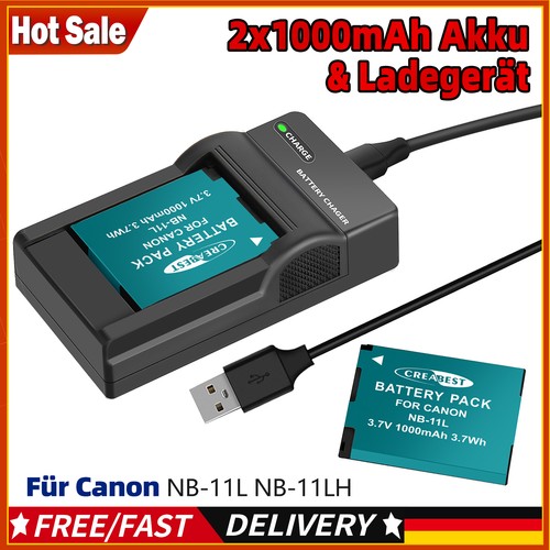 Akku für canon 11l - für, nb-11l