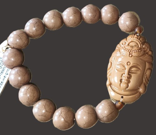 Keramik perlen braun armband - keramik,