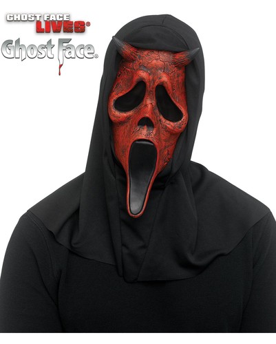 Ghost face aged devil maske - face,