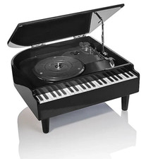 Piano Plattenspieler - Plattenspieler in Klavieroptik - außergewöhnliches Design