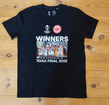 SGE EINTRACHT FRANKFURT EUROPA LEAGUE WINNERS 2022 T-SHIRT GRÖSSE L NEU ORIGINAL