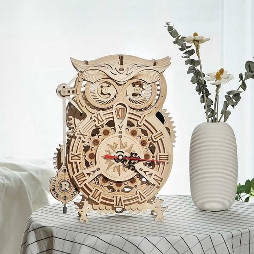 Rokr eulenuhr holz puzzle - 3d,