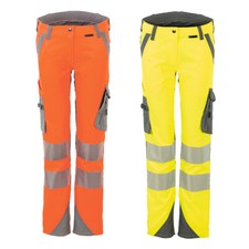 Planam Norit Warnschutz Damen Bundhose Warnschutzhose Workwear Damenhose