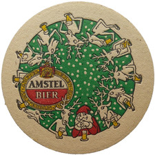 ALTER BIERDECKEL AMSTEL