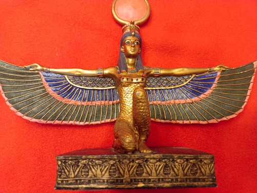 Geflügelte isis statue - isis,