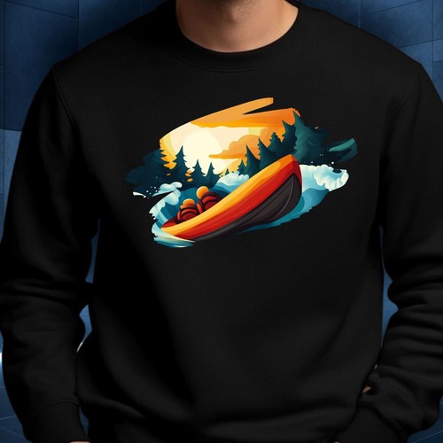 Rafting boot sweatshirt - rafting,
