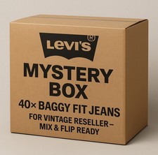 40x Levi’s Baggy oversize Jeans – Vintage Mystery Hosen Box ideal für Reseller