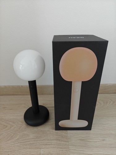 Grau designer akku - designer, akku-lampe