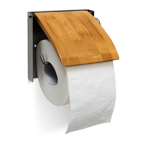 Toilettenpapierhalter bambus - toilettenpapierhalter,