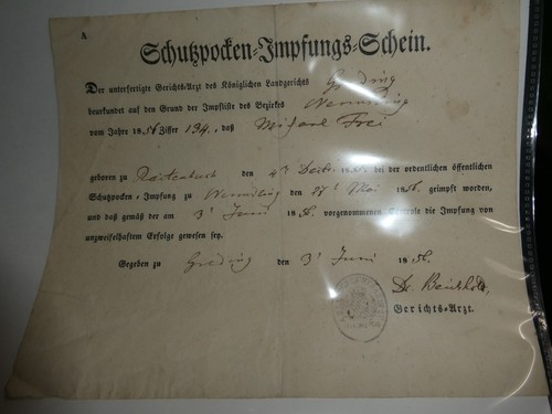 Bayern schutz pocken impfung - pocken,