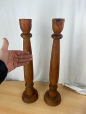 Kerzenständer Paar aus Holz