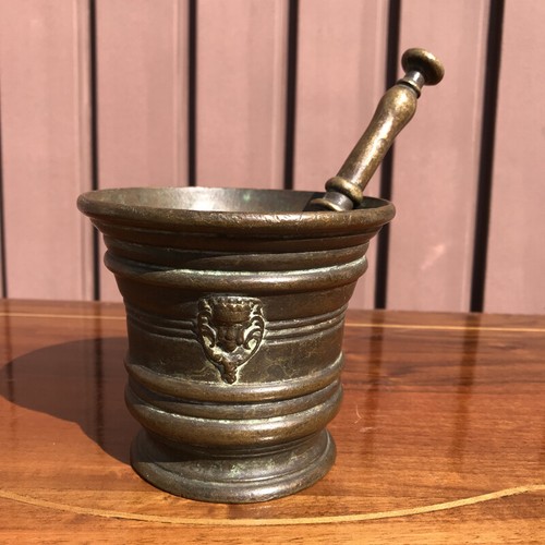 Mortar brass bronze probably - bronze,