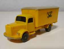 Wiking MB L 3500 Alter Postwagen Posthorn Folie Gelb ohne OVP LKW 