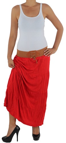 Sommerrock faltenrock boho - faltenrock,