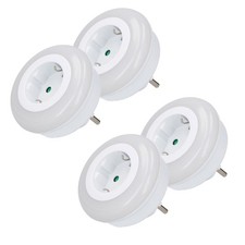 4x LED Steckdosenlampe