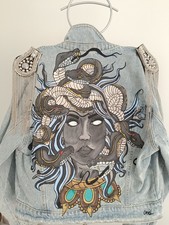 Damen Jeansjacke Hand