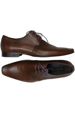 BELMONDO Halbschuh Herren Slipper feste Schuhe Gr. EU 42 Braun #k09z62k