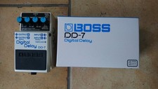 BOSS DD7 Stereo Delay Fußpedal weiß gebraucht mit Anleitungen original verpackt